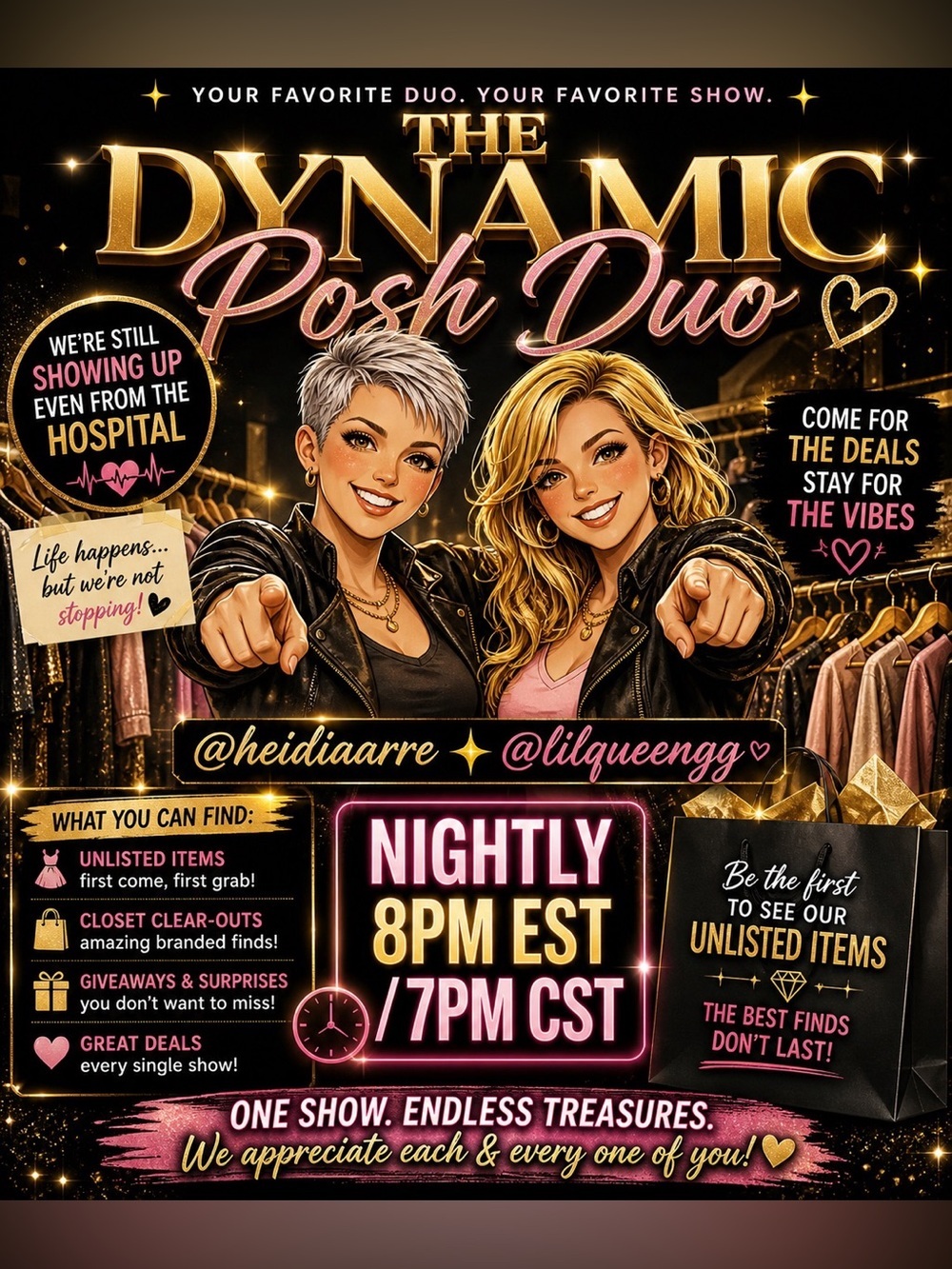 DOUBLE TROUBLE SHOW FLYER